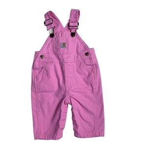 Carhartt | Pink Baby 3mo. Overalls